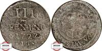 MECKLENBURG-WISMAR 3 Pfennige Kunzel 307 - Moneta Nova Wismariensis -
