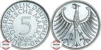 BRD 5 DM J 387 - Silberfünfer - TOP -