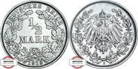 KAISERREICH 1/2 Mark J 16 - Kursmünze -