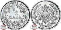 KAISERREICH 1/2 Mark J 16 - Kursmünze -