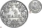 KAISERREICH 1/2 Mark J 16 - Kursmünze -