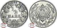 KAISERREICH 1/2 Mark J 16 - Kursmünze -