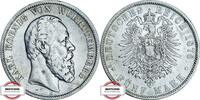 WÜRTTEMBERG 5 Mark J 173 - König Karl -