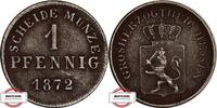 HESSEN-DARMSTADT 1 Pfennig AKS 131 - Großherzog Ludwig III. -