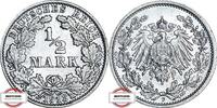 KAISERREICH 1/2 Mark J 16 - Kursmünze -
