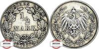 KAISERREICH 1/2 Mark J 16 - Kursmünze -