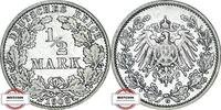 KAISERREICH 1/2 Mark J 16 - Kursmünze -