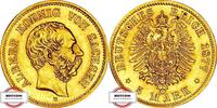 SACHSEN J 260 - König Albert 5 Mark 1877 E VZ-STG