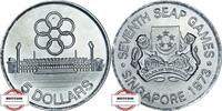 SINGAPUR 5 Dollars KM 10 - Nationalstadion in Singapur - TOP -