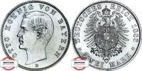 BAYERN 2 Mark 1888 D J 43 - König Otto - SELTEN - TOP STG- Prachtexemplar