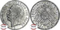BADEN 3 Mark J 39 - Friedrich II. -