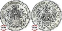 HAMBURG 5 Mark J 65 - Hamburger Stadtwappen -