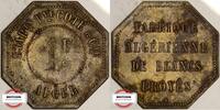 1 Franc  ALGERIEN Fabrique Algerienne De Blancs Broyes VZ