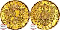 10 Mark 1907 J J 204 - Stadtwappen der Hansestadt Bremen - TOP - SELTEN fast STG min. Randunebenheiten