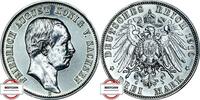 SACHSEN 3 Mark J 135 - König Friedrich August III. -
