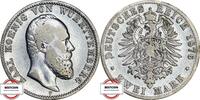 WÜRTTEMBERG 2 Mark J 172 - König Karl -