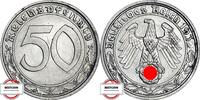 DRITTE REICH 50 Reichspfennig J 365 - Kursmünze -