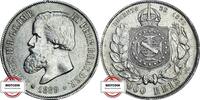 BRASILIEN 2000 Reis KM 462 - geprägt unter Pedro II. -