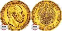 PREUSSEN 20 Mark 1876 C J 246 - Kaiser Wilhelm I. aEF