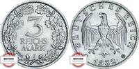 WEIMAR 3 Reichsmark J 349 - Kursmünze -
