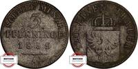 PREUSSEN 3 Pfennige AKS 90 - Friedrich Wilhelm IV. -