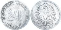 KAISERREICH 20 Pfennig J 5 - Kursmünze aus dem Kaiserreich -