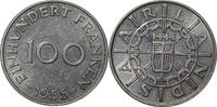 SAARLAND 100 Franken 1955 J N804 Kursmünze aus dem Saarland VZ 10,00 EUR  Excl. 10,00 EUR Verzending