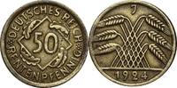 WEIMARER REPUBLIK 50 Pfennig 1924 J J 310 Kursmünze der Weimarer Republi... 20,00 EUR18,00 EUR  Excl. 10,00 EUR Verzending