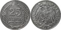 DEUTSCHLAND 25 Pfennig 1910 J J 18 Kursmünze VZ 11,00 EUR9,90 EUR  Excl. 10,00 EUR Verzending