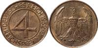 WEIMARER REPUBLIK 4 Pfennig 1932 A J 315 Kursmünze VZ-STG 17,00 EUR15,30 EUR  Excl. 10,00 EUR Verzending