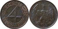 WEIMARER REPUBLIK 4 Pfennig 1932 E J 315 Kursmünze VZ-STG 26,00 EUR23,40 EUR  Excl. 10,00 EUR Verzending