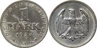 WEIMARER REPUBLIK 1 Mark 1924 J J 311 Kursmünze SS + 18,00 EUR16,20 EUR  Excl. 10,00 EUR Verzending
