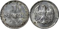 WEIMARER REPUBLIK 1 Mark 1924 J J 311 Kursmünze SS-VZ 22,00 EUR19,80 EUR  Excl. 10,00 EUR Verzending