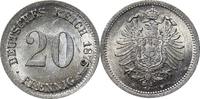 DEUTSCHLAND 20 Pfennig 1875 F J 5 Kursmünze aus dem Kaiserreich STG- 60,00 EUR54,00 EUR  Excl. 10,00 EUR Verzending