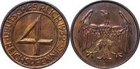 WEIMARER REPUBLIK 4 Pfennig 1932 G J 315 Kursmünze VZ-STG 37,00 EUR33,30 EUR  Excl. 10,00 EUR Verzending