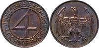 WEIMARER REPUBLIK 4 Pfennig 1932 G J 315 Kursmünze VZ 28,00 EUR25,20 EUR  Excl. 10,00 EUR Verzending