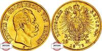 HESSEN 10 Mark 1872 H J 213 - Großherzog Ludwig III. SS-VZ 650,00 EUR585,00 EUR  Excl. 10,00 EUR Verzending