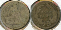 USA Dime Seated Liberty Silver - Philadelphia Mint - JM006 -