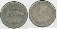 Weltmünzen Schilling 1916-M Australia Silver Coin One - King George V - SR88 -