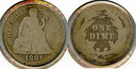 USA Dime Seated Liberty Silver - BX533 -