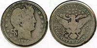USA Quarter 1896-O Barber Silver - New Orleans Mint - BT170 -
