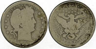 USA Quarter 1905-O Barber Silver - New Orleans Mint - H678 -
