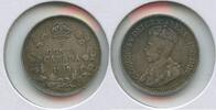 Kanada 5 Cents Canada .925 Silver Coin King George V - SR384 -