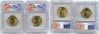 USA Dollar George Washington Presidential Set ICG MS67 First Day Issue - H896 -