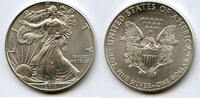 Anlagemünzen Dollar American Eagle 1 oz Fine Silver - US Mint Bullion Coin - JK248 -