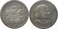 USA Half Dollar Columbian Exposition Chicago Silver - Commemorative Toning J573 -