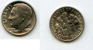 USA Roosevelt Dime 1980-D $5 Uncirculated (50) Coin Roll - Denver Mint - JP172 -