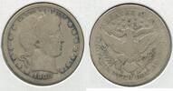 USA Barber Quarter 1908-S Silver 25C San Francisco Mint - SS687 -