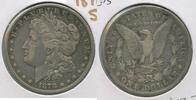 USA Dollar 1878-S Morgan Silver $1 San Francisco Mint - SS826 -
