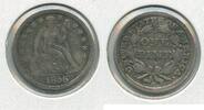 USA Dime 1856-P Large Date Silver Seated Liberty 10c Philadelphia Mint - ST219 -